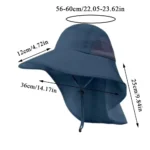 Chapeau de randonnée saharien avec protège-nuque – Image 2