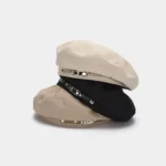 Béret pour femme avec boucle en métal – Image 6