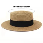 Chapeau de soleil  pour femme en paille – Image 7