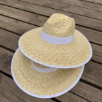 Chapeau Panama en Paille pour Femme à Grand Bord de 11 cm Style Capeline Tressée – Image 5