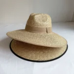Chapeau Panama en Paille pour Femme à Grand Bord de 11 cm Style Capeline Tressée – Image 6