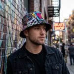 Chapeau bob rétro au style années 90