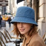 Chapeau bob en jean décontracté – Image 6