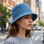 Chapeau bob en jean décontracté – Image 2