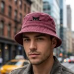 Chapeau bob avec motif chat espiègle – Image 4