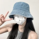 Chapeau bob en jean décontracté – Image 7