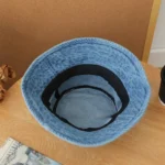 Chapeau bob en jean décontracté – Image 9
