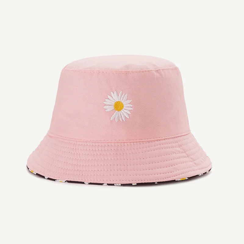 kf-Sa5cbf2f999614d989af223f75ef70f6fs Chapeau bob réversible à motif marguerites – Image 1