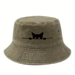 Chapeau bob avec motif chat espiègle – Image 6