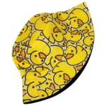 Bob réversible jaune à motif canards – Image 9
