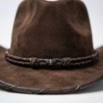 Chapeau de cowboy avec lanières tressées et détail métallique – Image 10