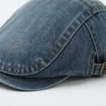 Casquette gavroche ajustée en coton délavé – Image 6