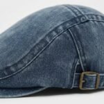 Casquette gavroche ajustée en coton délavé – Image 7