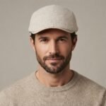 Casquette gavroche effet lin style casual – Image 2