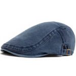 Casquette gavroche ajustée en coton délavé