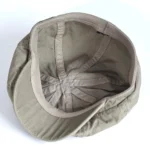 Casquette gavroche vintage en coton délavé – Image 7