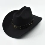 Chapeau de cowboy ceinture cloutée – Image 8