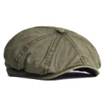 Casquette gavroche vintage en coton délavé – Image 9