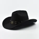 Chapeau de cowboy ceinture cloutée – Image 9