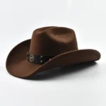 Chapeau de cowboy ceinture cloutée