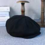 Casquette gavroche vintage en laine et polyester style rétro – Image 7