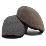 Casquette plate ajustée à motif chevrons – Image 5