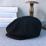 Casquette gavroche vintage en laine et polyester style rétro – Image 6