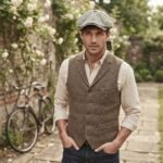 Casquette gavroche vintage en coton délavé – Image 5