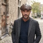 Casquette gavroche vintage en simili cuir – Image 4