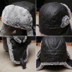 Chapka en toile avec fausse fourrure – Image 3