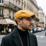 Casquette plate avec écusson vintage style dandy – Image 3