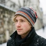 Bonnet slouchy imprimé motifs ethniques et géométriques – Image 6