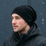 Bonnet slouchy noir en coton respirant – Image 8
