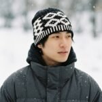 Bonnet dôme à motifs jacquard géométriques – Image 10