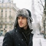 Chapka en toile avec fausse fourrure – Image 2