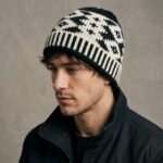 Bonnet dôme à motifs jacquard géométriques – Image 5