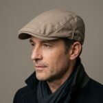 Casquette plate en coton délavé style gentleman – Image 6