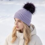 Bonnet à pompon volumineux en fourrure – Image 4