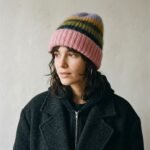 Ensemble bonnet rayé  et écharpe en maille – Image 7