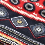 Bonnet slouchy imprimé motifs ethniques et géométriques – Image 4
