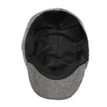 Casquette gavroche en coton à motif chevron – Image 5