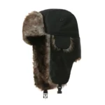 Chapka d'hiver en fausse fourrure et toile imperméable