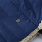 Chapka bleu et doublure aspect mouton – Image 3