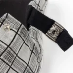 Casquette plate en coton à carreaux style gentleman – Image 8