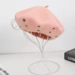 Béret punk grunge avec anneaux métalliques – Image 8