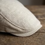 Casquette plate en lin respirant style – Image 8