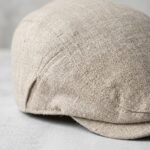 Casquette plate en lin respirant style – Image 7